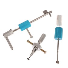 Metallschloss Öffnungswerkzeug Lock Pick Set einfach handhabbar vielseitig