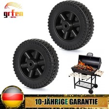 2PCS Kunststoff-Grill-Räder