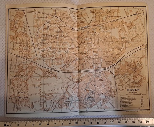 Kleiner alter stadtplan um - kleiner,
