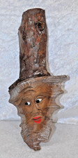 Holzfigur geschnitzt -
