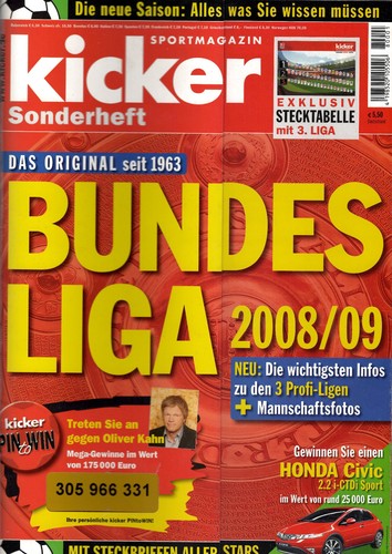 Kicker bundesliga sonderheft - kicker,