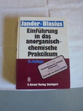 Einführung in das anorganisch-chemische Praktikum, Jander/Blasius, 13. Auflage