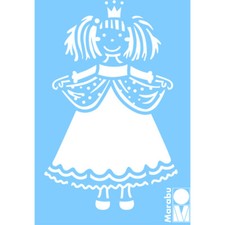 Marabu-Schablone Prinzessin