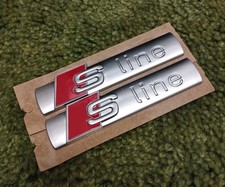 Original Audi S-Line Emblem