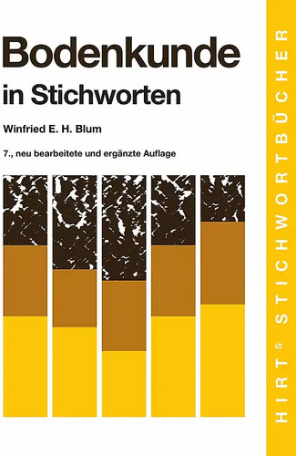 Bodenkunde stichworten - in,