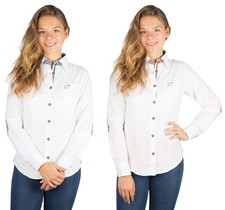 Lekra Damenbluse Kirsten weiss