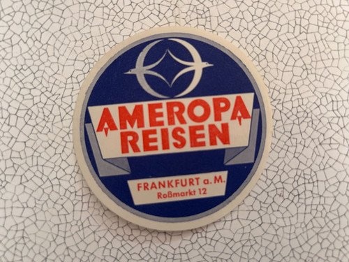 Alter gepäckaufkleber - alter,