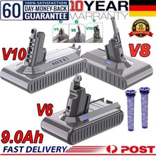 9500mAh Akku für Dyson V6 V8 V10 21.6V Animal Pro 61034-05 Staubsauger Filter