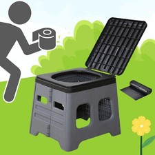 Faltbare Campingtoilette mit