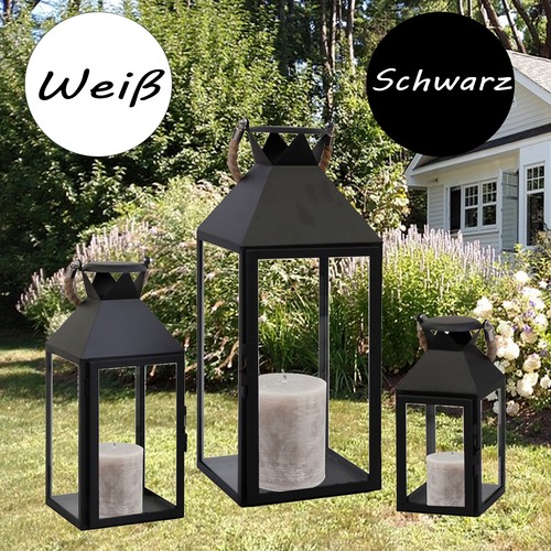 Xxl 3tlg gartenlaternen set - 3tlg,