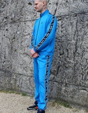  Ganzanzug Trainingsanzug Herren Australian Tape Light Volee Capri Blau 