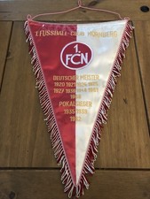1.fc nürnberg wimpel/Fanion /Pennant 🔴⚪️⚫️⚪️🔴 Gestickt!