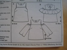 Burda 6405 Style Schnittmuster - Bluse - Gr. 32 - 42