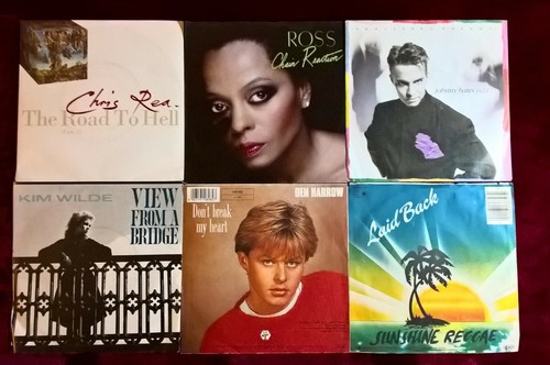 Tolle single schallplatten - 6,