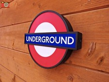 London underground sign light - underground,