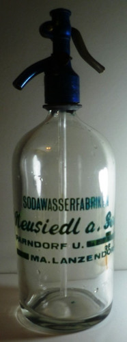 Antike sodaflasche siphon - antike,