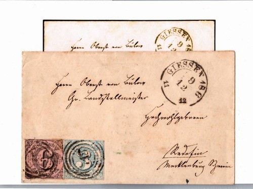 Thurn taxis 21 auf brief - &,