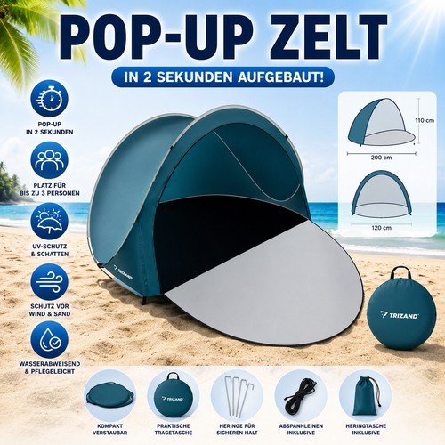 Pop strandzelt - up,