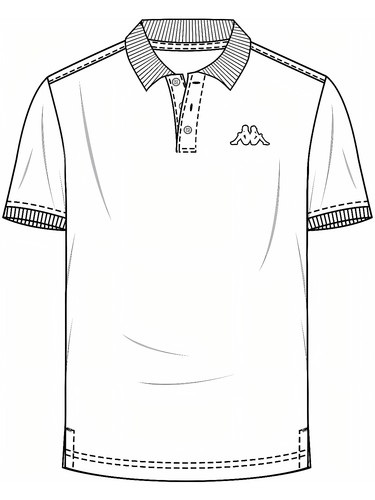 Kappa poloshirt für herren - kappa,