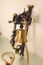 Grosse Schmiedeeiserne Hausglocke aus Bronze