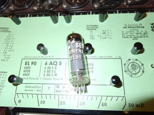 Röhre lorenz 90 tube - el,