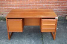 Dänischer moderner Schreibtisch mit schwebender Schublade aus Teakholz