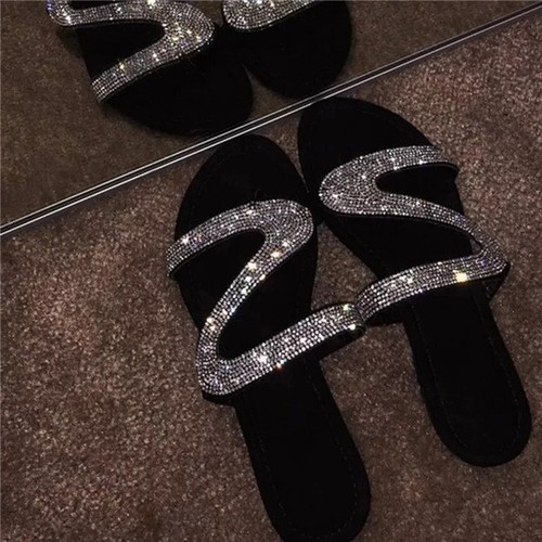 Sommerschuhe strass sandalen - strass,