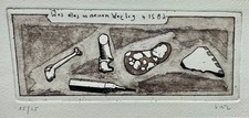 Axel Vater , Radierung , "was