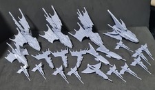 3d gedruckte Eldar Flotte