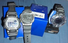 3x Uhr: CASIO SGW-100-2BER, AE-1000W World Time, W-735w