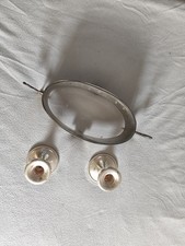 Deko Glas Metall,3 Teile Tischdeko, Kerzenständer , Flohmarkt 