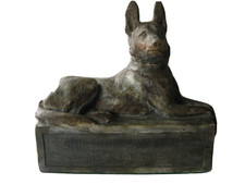 Unikat - Schäferhund Skulptur