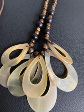 Modeschmuck Kette Bandolera Zara lang Made In Italy top Zustand 