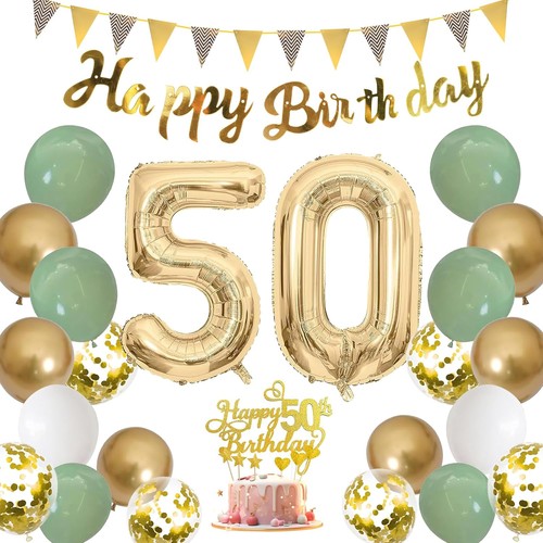 Geburtstag deko für - 50.,