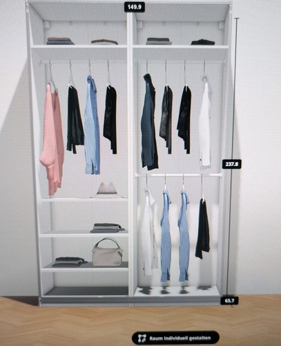Ikea pax kleiderschrank weiß - ikea,