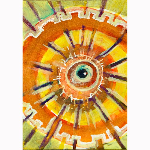 Original painting aceo - original,