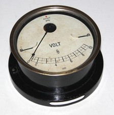 Voltmeter antik siemens - voltmeter, antik,