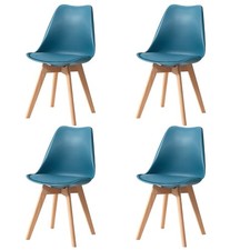 4er Set Tulpe Esszimmerstühle