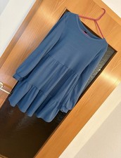 Blaues Langarmkleid Gr.L