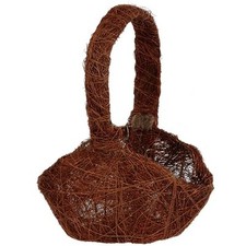 Streukörbchen Sisal für Blumenkinder braun Körbchen Hochzeit