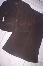 Edles "HAMMER" Jeans-Kostüm, Blazer und langer Rock, braun, neuw. Gr.38