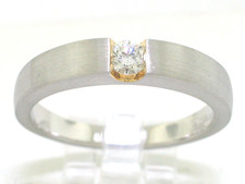 Platin Brillant Ring 950