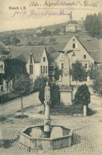 Ansichtskarte Elzach i. Baden 1916 Leinenweberei  (Nr.9217)