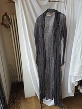 Claudia Skoda Wickeljacke anthrazit Tg L, Leinen/Metall