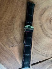 Leder Uhrenarmband 20mm mit Faltschließe für Tag Heuer 