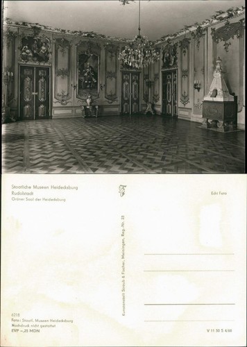 Ansichtskarte rudolstadt - ansichtskarte,