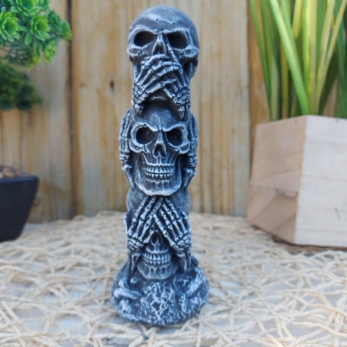 Skull steinfigur totenkopfturm - skull,