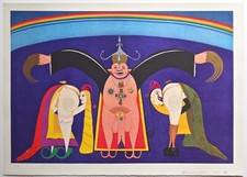 F. Schröder-Sonnenstern, Die ... Schöpfung, 1959, Grafik, Granolithografie, sig.