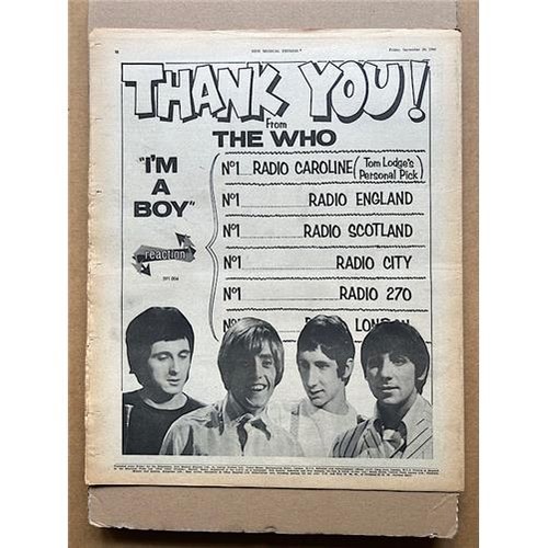The who boy thank you - a,