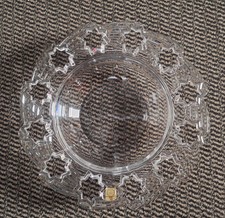 Weihnachtsteller Bleikristall